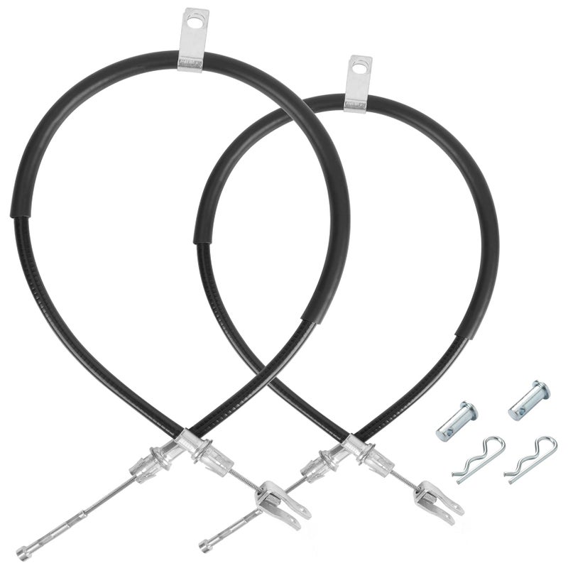 Drive-up Club Car Precedent Brake Cable, 2 PCS Golf Cart Brake Cables Stainless Steel Core Fits 2004-Up Club Car Precedent and 2018-Up Tempo Golf Carts, Driver and Passenger Side, 102557501, 103528702 - Image 1